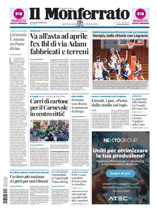 Il Monferrato - Edizione 16 del 28/02/2025